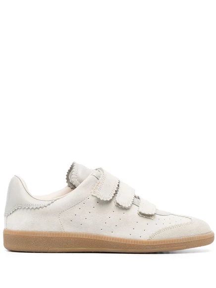 Женские кроссовки Isabel Marant Beth из замши, бежевые