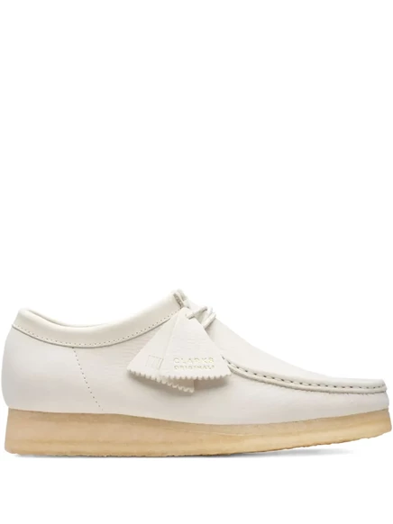 Мужские ботинки Clarks Originals Wallabee из нубука, белые
