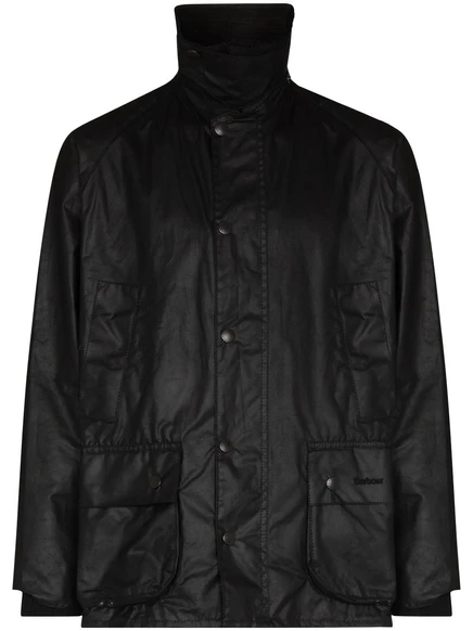 Мужская вощеная хлопковая куртка Barbour Bedale, черная