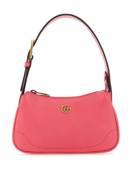 Женская сумка Gucci Mini Aphrodite тоут из кожи, розовая
