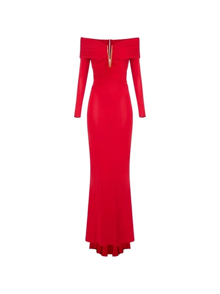 Женское вечернее платье Elisabetta Franchi, красное