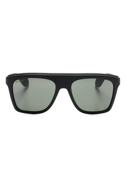 Солнцезащитные очки Gucci Eyewear в оправе wayfarer, черные