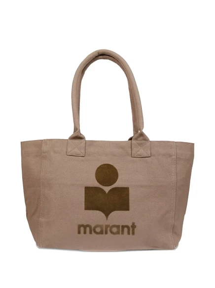 Женская сумка Marant Étoile Yenky кожаная, коричневая