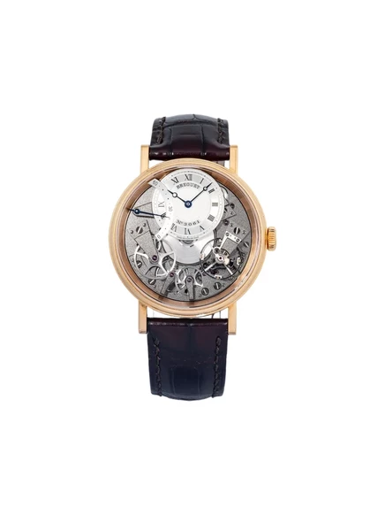 Мужские часы Breguet Tradition Rétrograde 40 мм, серебристые