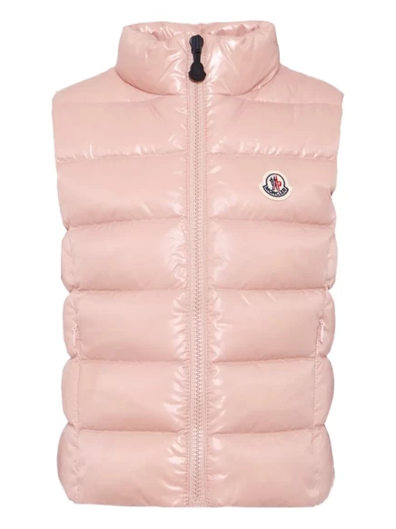 Детская пуховая жилетка Moncler Enfant Ghany, розовая