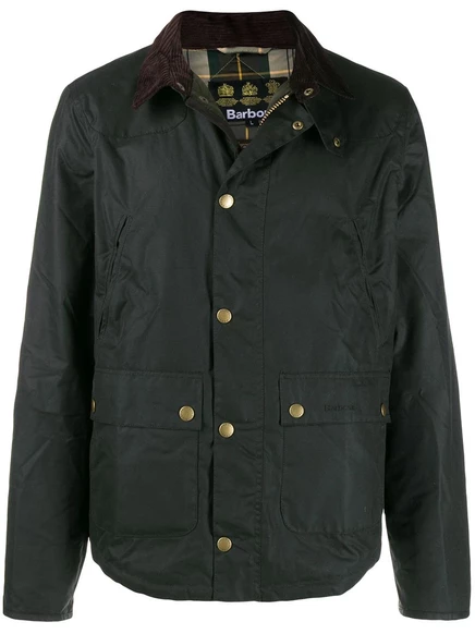 Мужская куртка Barbour Reelin восковая, зеленая