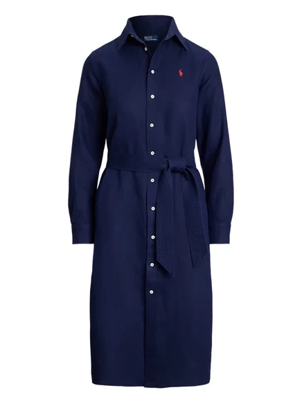 Женское платье-рубашка Polo Ralph Lauren, синее