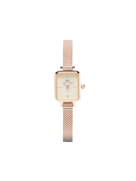Женские часы Daniel Wellington Quadro Mini 19 мм, розовое золото
