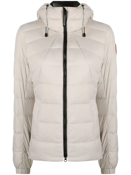 Пуховик с нашивкой с логотипом Canada Goose pink