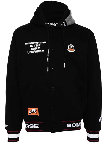 Мужская куртка AAPE BY A BATHING APE Moonface, черная