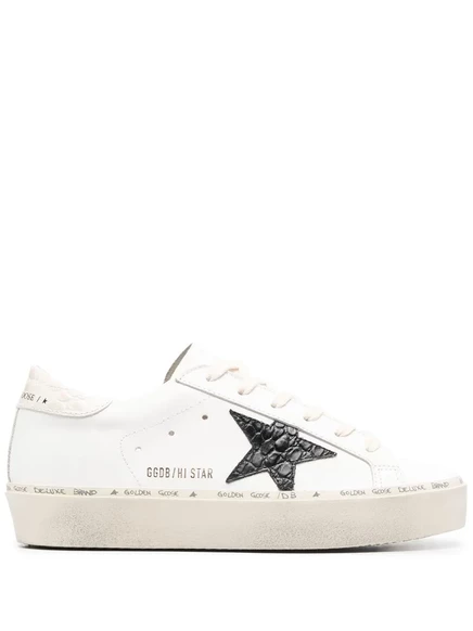 Женские кеды Golden Goose Hi Star, белые