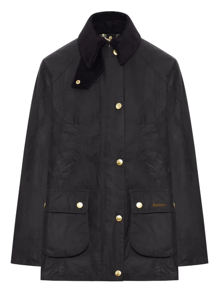 Женское пальто Barbour Beadnell с вельветовым воротником, черное