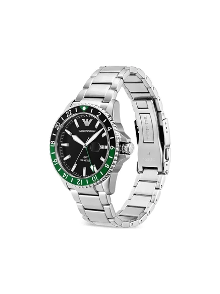 Мужские часы Emporio Armani World Explorer 42 мм, черные