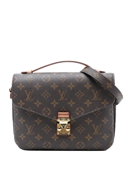Женская сумка Louis Vuitton Pochette Metis, коричневая
