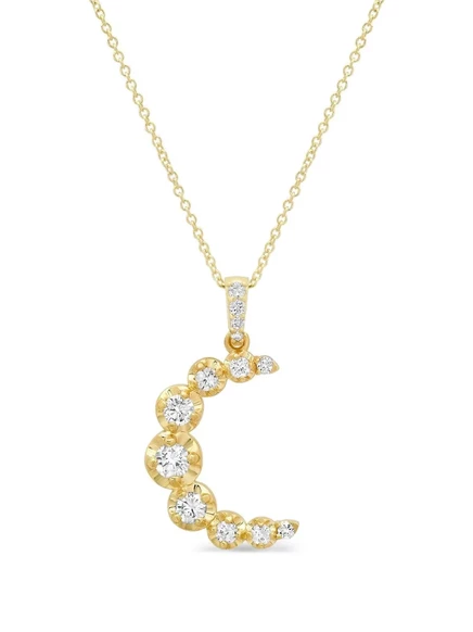Женское колье Jennifer Meyer Diamond Moon, золотое