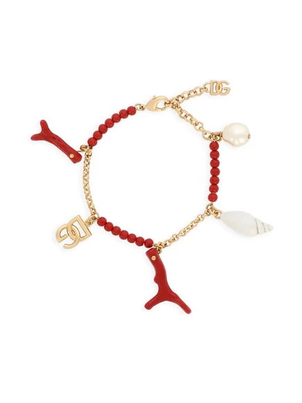 Женский браслет Dolce & Gabbana DG-charm, золотистый