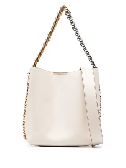 Женская сумка-тоут Stella McCartney Frayme mini, кремовая