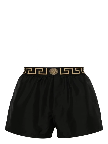 Мужские плавки Versace Greca Border, черные с золотым