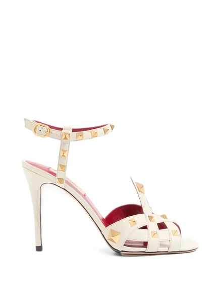 Женские босоножки Valentino Garavani Studdy, белые