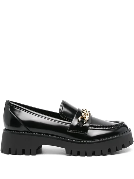 Женские лоферы Guess USA Almosty лакированные, черные