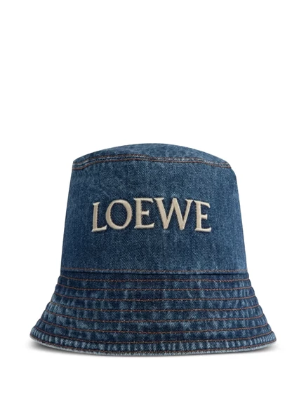Унисекс панама Loewe джинсовая, синяя