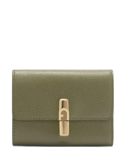 Женский кошелек Furla Iride мелкозернистый, оливковый