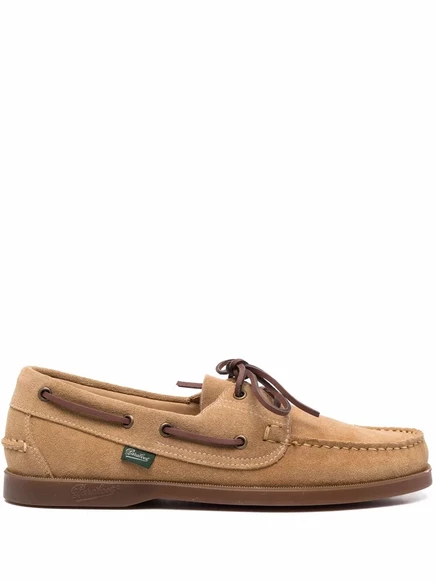 Мужские топсайдеры Paraboot Barth кожа/замша, коричневые