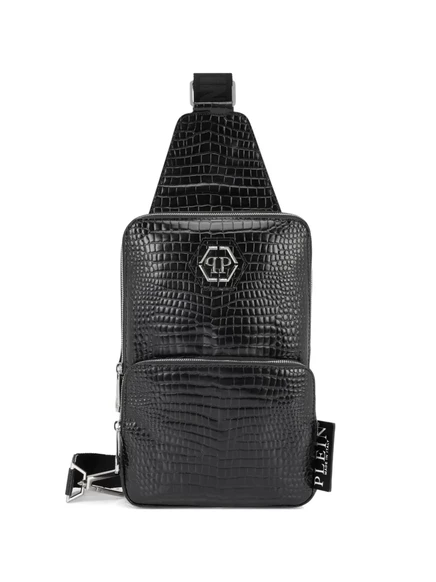 Мужская сумка через плечо Philipp Plein Cocco, черная