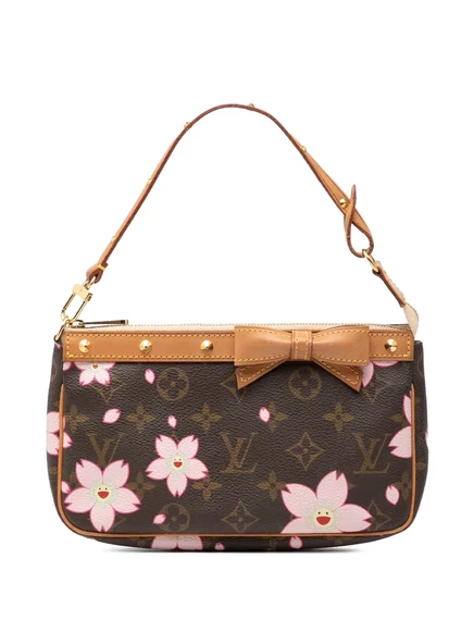 Женская сумка Louis Vuitton Cherry Blossom, коричневая