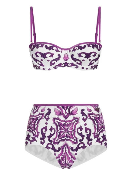 Женский купальник Dolce & Gabbana майолика, белый
