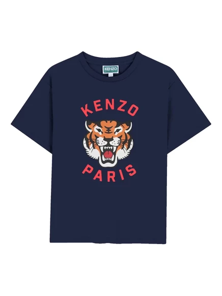 Футболка Kenzo Kids с тигровым принтом