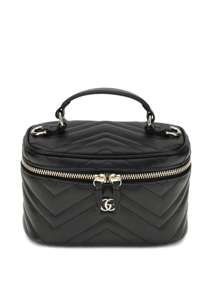 Женская косметичка Gucci Mini GG Marmont, черная