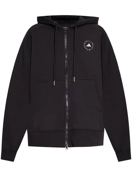 Женская худи Adidas By Stella McCartney, черно-белая
