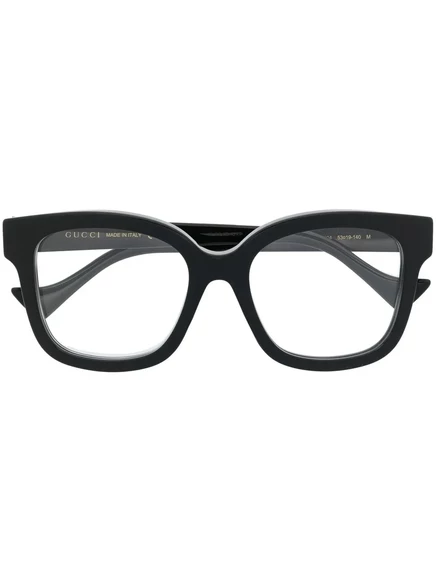 Очки Gucci Eyewear квадратной формы, чёрные