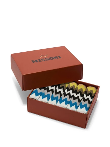 Набор из 6 лицевых полотенец Missoni Home Best, голубой