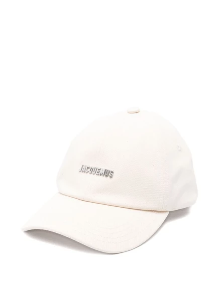 Унисекс кепка Jacquemus с логотипом, бежевая