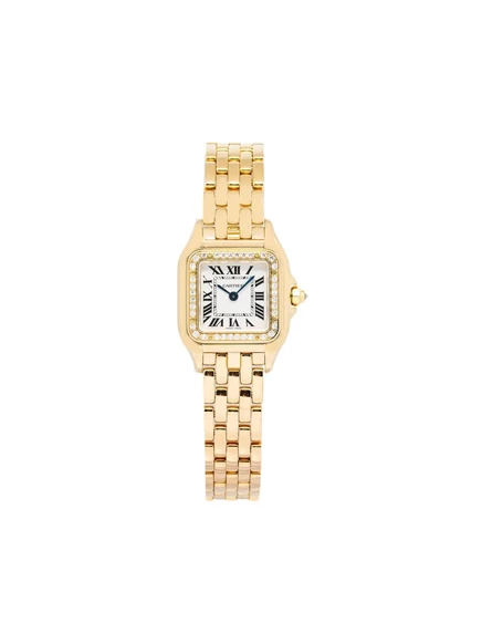 Часы Cartier Panthere 22 мм 18K золото бриллианты, белые