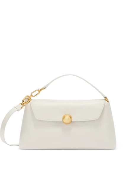 Женская мини-сумка Furla Sfera трапециевидная из кожи, белая