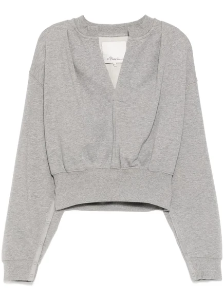 Женский укороченный свитшот 3.1 Phillip Lim, серый