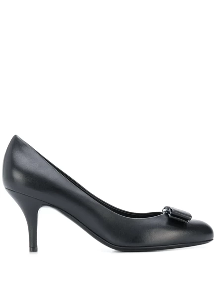 Туфли-лодочки с бантом от Ferragamo Carla black
