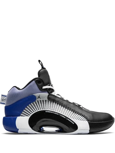 Унисекс кроссовки Jordan Air Jordan 35 x Fragment бело-черно-синие