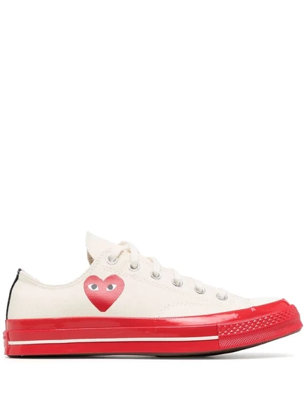 Кроссовки Comme Des Garçons x Converse Chuck 70, красные