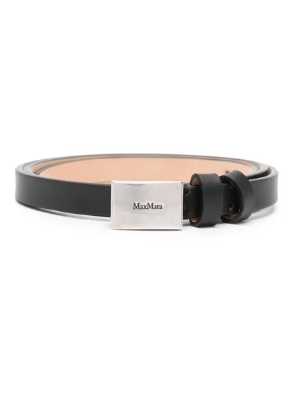 Пояс с выгравированным логотипом Max Mara black