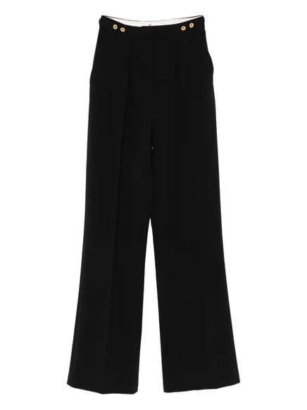 Брюки прямого кроя Elisabetta Franchi black