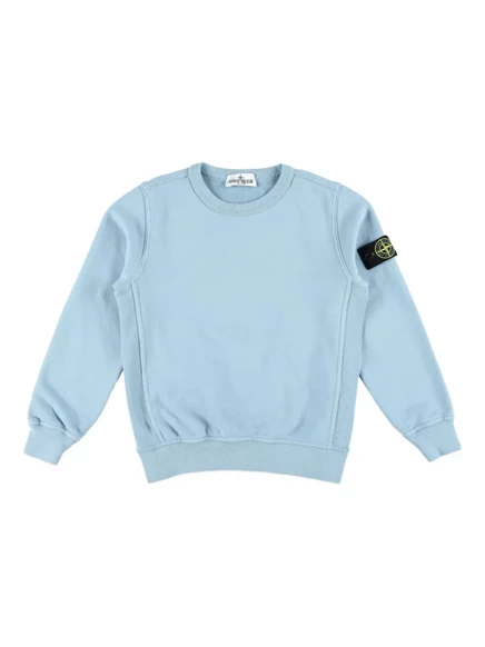 Свитшот для подростков Stone Island Junior, голубой