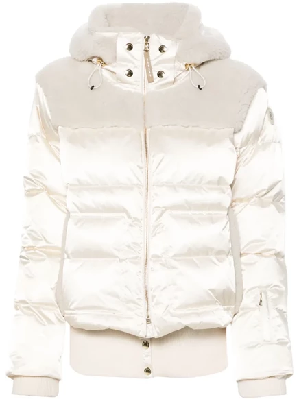 Женская горнолыжная куртка Bogner Dia-LD пуховая, бежевая