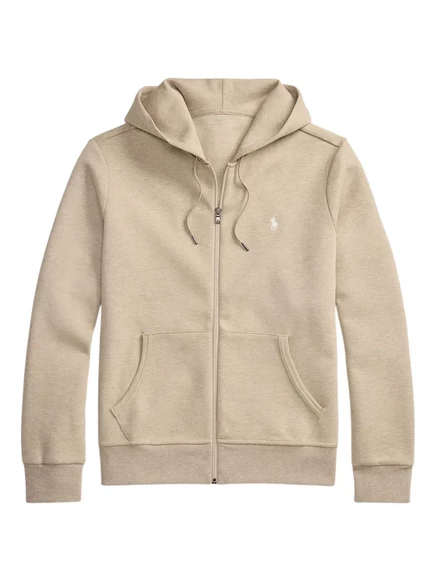 Мужское худи Polo Ralph Lauren на молнии, бежевое