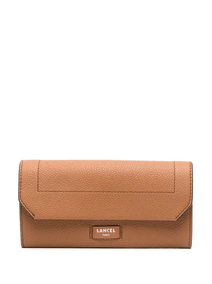 Женское портмоне Lancel из зернистой кожи, верблюжий