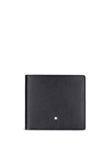 Мужской бумажник Montblanc, кожаный, черный
