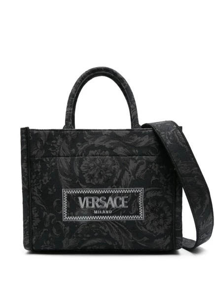 Женская сумка-тоут Versace Barocco, серая